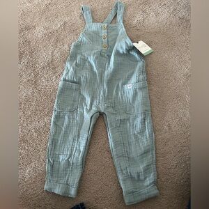 24 month light blue Little Planet brand 100% organic cotton outfit